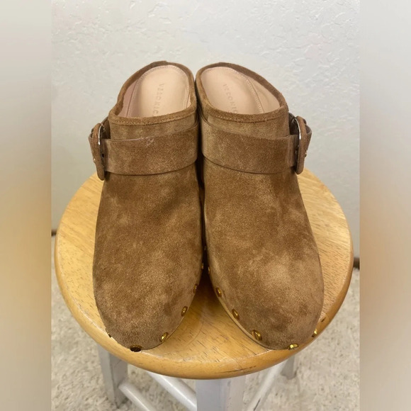 NWOB Veronica Beard Dacey Suede Clog Size 9 - Picture 3 of 10